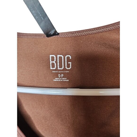 Urban Outfitters BDG Long Sleeve V Neck Soft Stretchy Crop Top SZ S - Picture 4 of 5